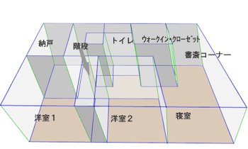 ２Fの間取り概要